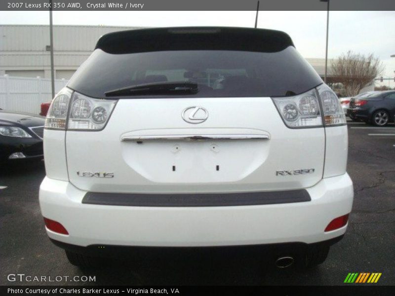 Crystal White / Ivory 2007 Lexus RX 350 AWD