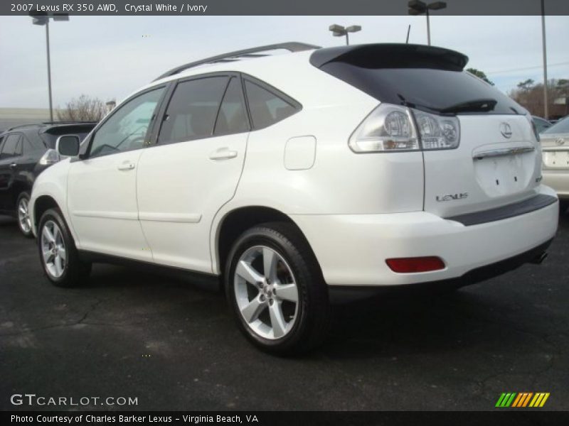 Crystal White / Ivory 2007 Lexus RX 350 AWD