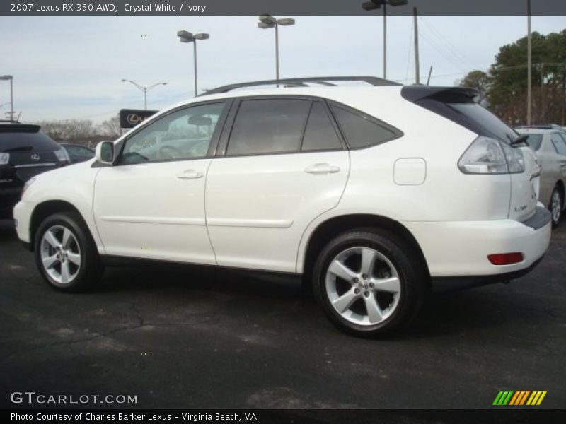 Crystal White / Ivory 2007 Lexus RX 350 AWD