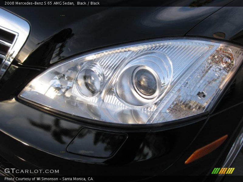 Black / Black 2008 Mercedes-Benz S 65 AMG Sedan