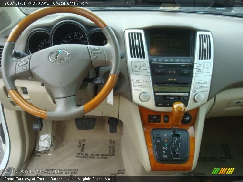 Crystal White / Ivory 2007 Lexus RX 350 AWD