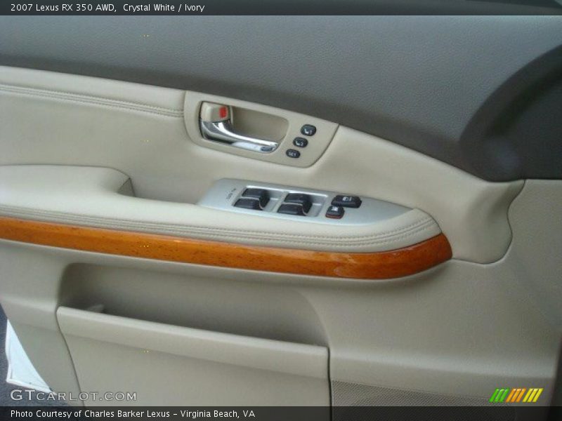 Crystal White / Ivory 2007 Lexus RX 350 AWD
