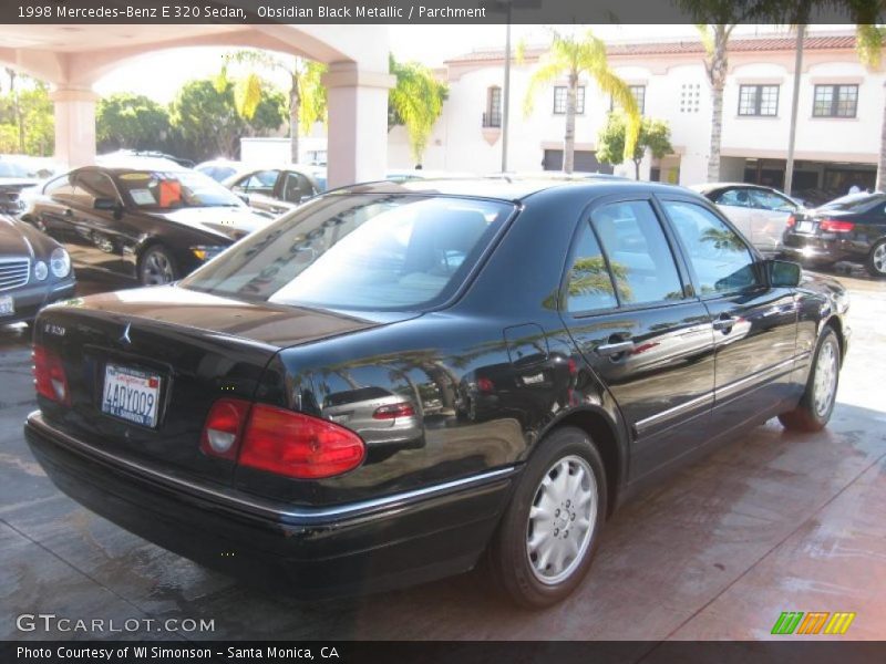 Obsidian Black Metallic / Parchment 1998 Mercedes-Benz E 320 Sedan