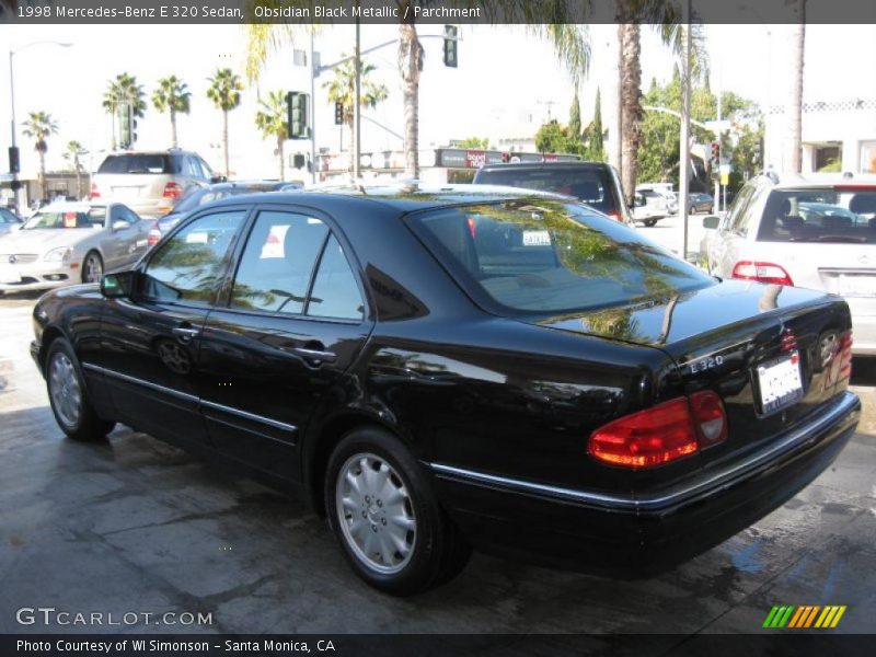 Obsidian Black Metallic / Parchment 1998 Mercedes-Benz E 320 Sedan