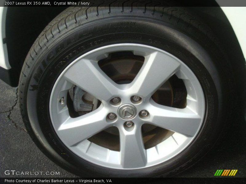 Crystal White / Ivory 2007 Lexus RX 350 AWD
