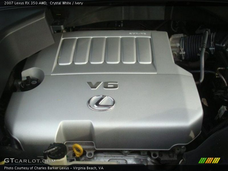 Crystal White / Ivory 2007 Lexus RX 350 AWD