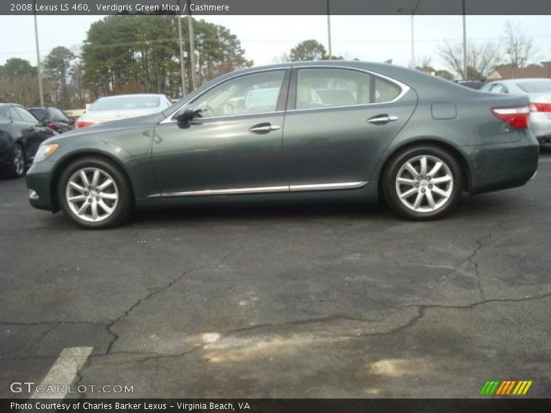 Verdigris Green Mica / Cashmere 2008 Lexus LS 460