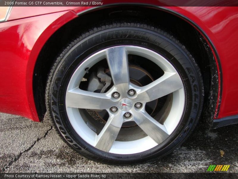 Crimson Red / Ebony 2006 Pontiac G6 GTP Convertible