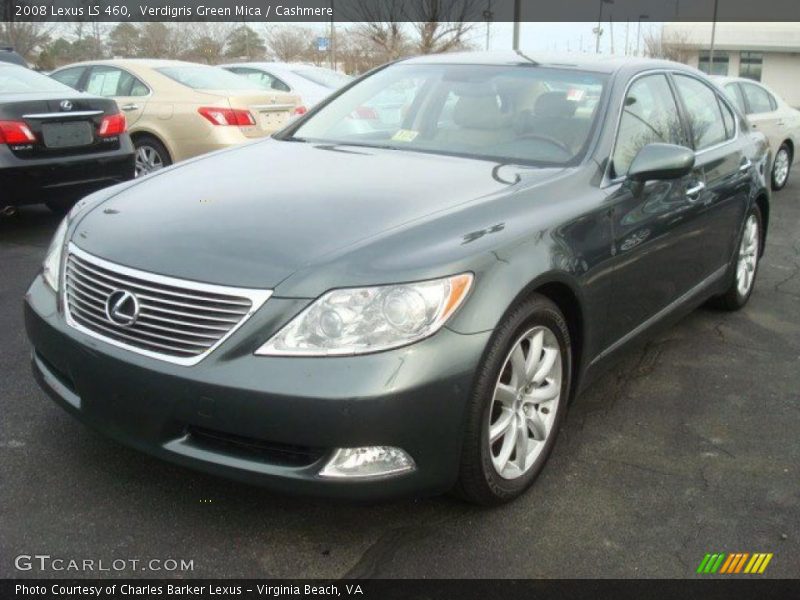 Verdigris Green Mica / Cashmere 2008 Lexus LS 460