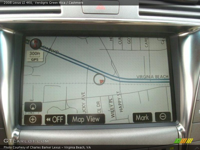Navigation of 2008 LS 460