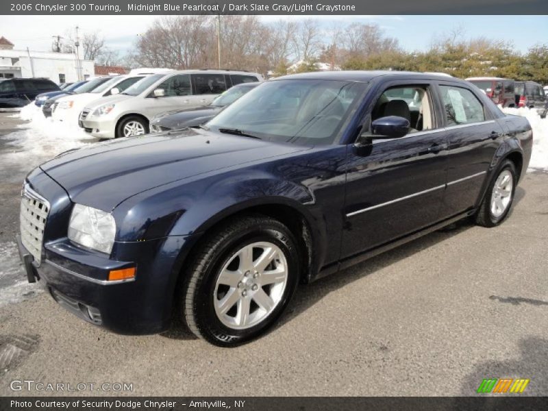Midnight Blue Pearlcoat / Dark Slate Gray/Light Graystone 2006 Chrysler 300 Touring