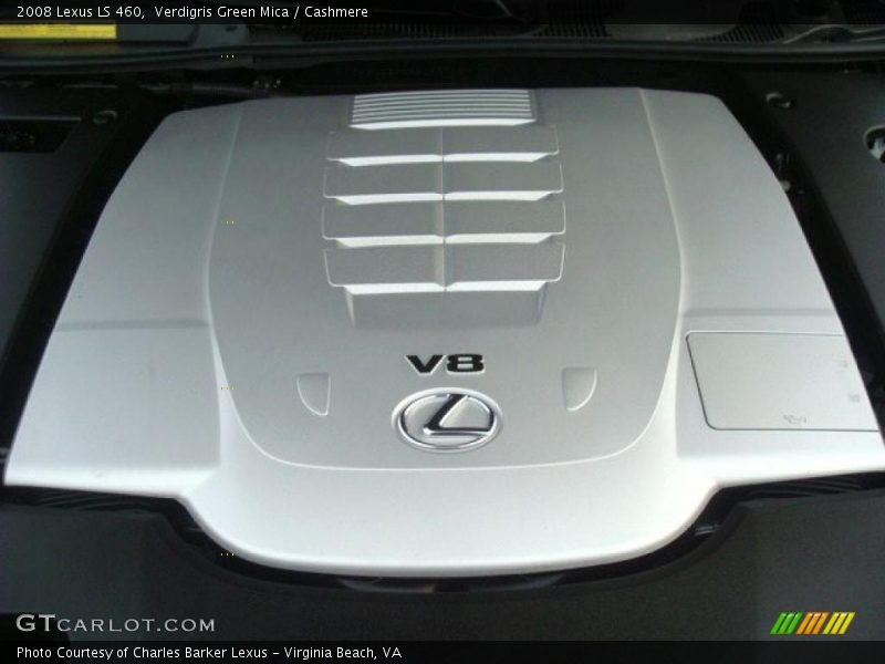  2008 LS 460 Engine - 4.6 Liter DOHC 32-Valve VVT-iE V8