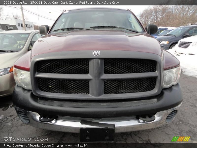 Dark Garnet Red Pearl / Dark Slate Gray 2003 Dodge Ram 2500 ST Quad Cab