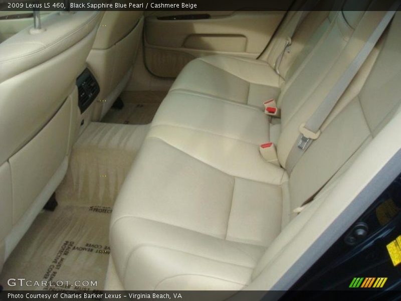 Black Sapphire Blue Pearl / Cashmere Beige 2009 Lexus LS 460