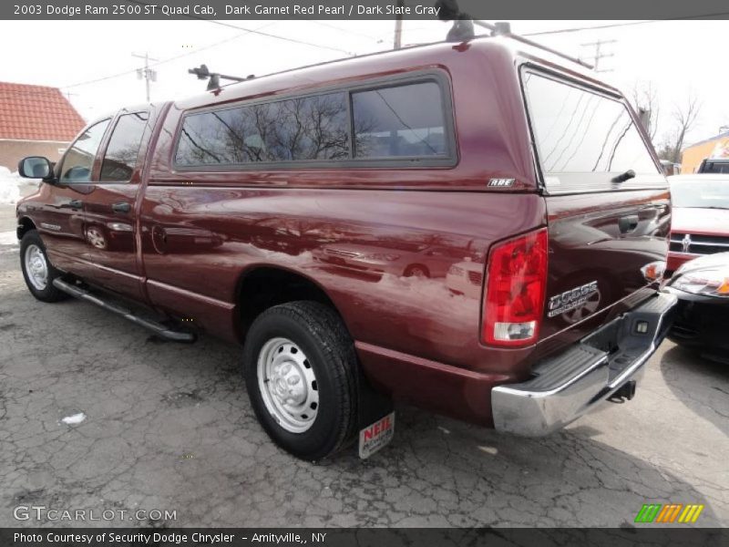 Dark Garnet Red Pearl / Dark Slate Gray 2003 Dodge Ram 2500 ST Quad Cab
