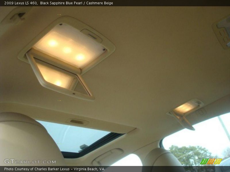Black Sapphire Blue Pearl / Cashmere Beige 2009 Lexus LS 460