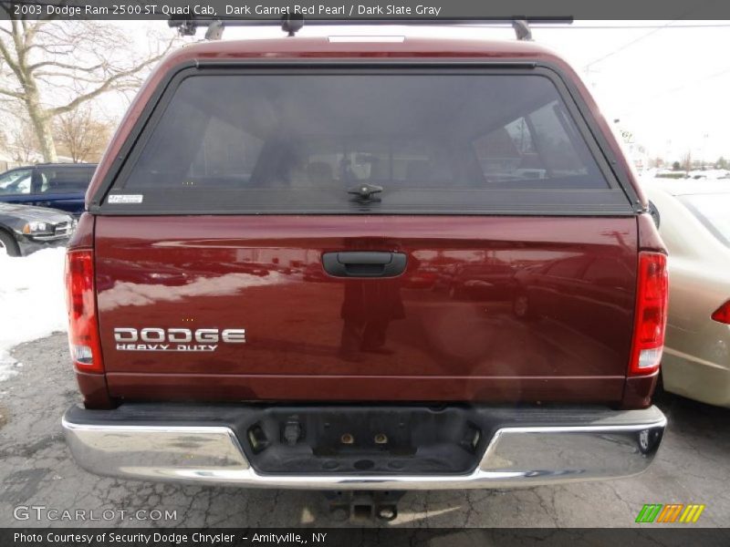 Dark Garnet Red Pearl / Dark Slate Gray 2003 Dodge Ram 2500 ST Quad Cab