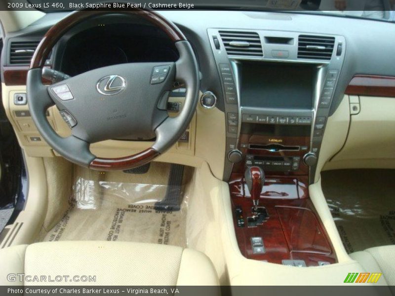 Black Sapphire Blue Pearl / Cashmere Beige 2009 Lexus LS 460