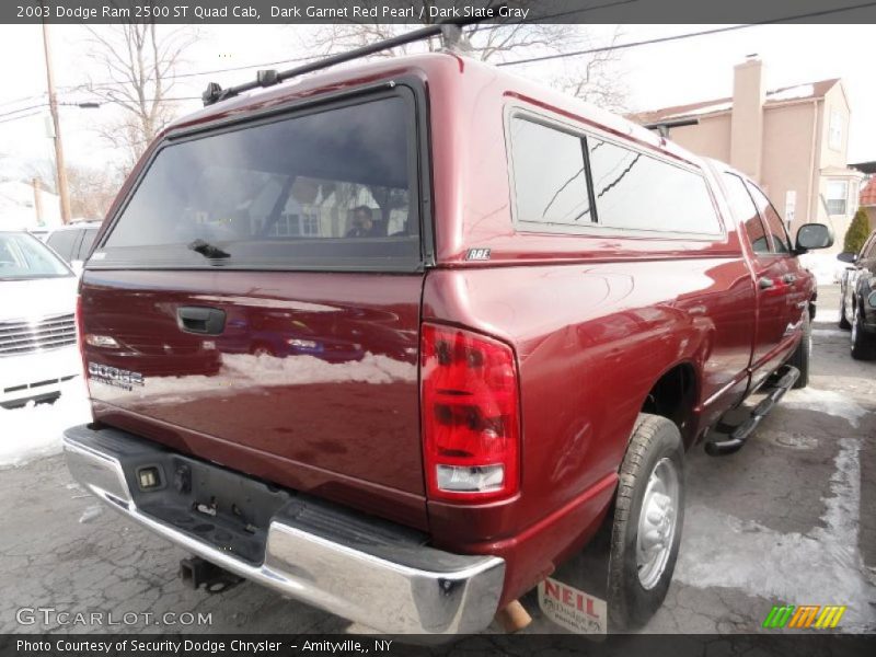 Dark Garnet Red Pearl / Dark Slate Gray 2003 Dodge Ram 2500 ST Quad Cab
