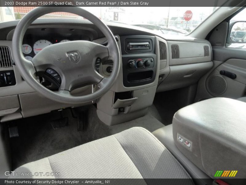 Dark Garnet Red Pearl / Dark Slate Gray 2003 Dodge Ram 2500 ST Quad Cab