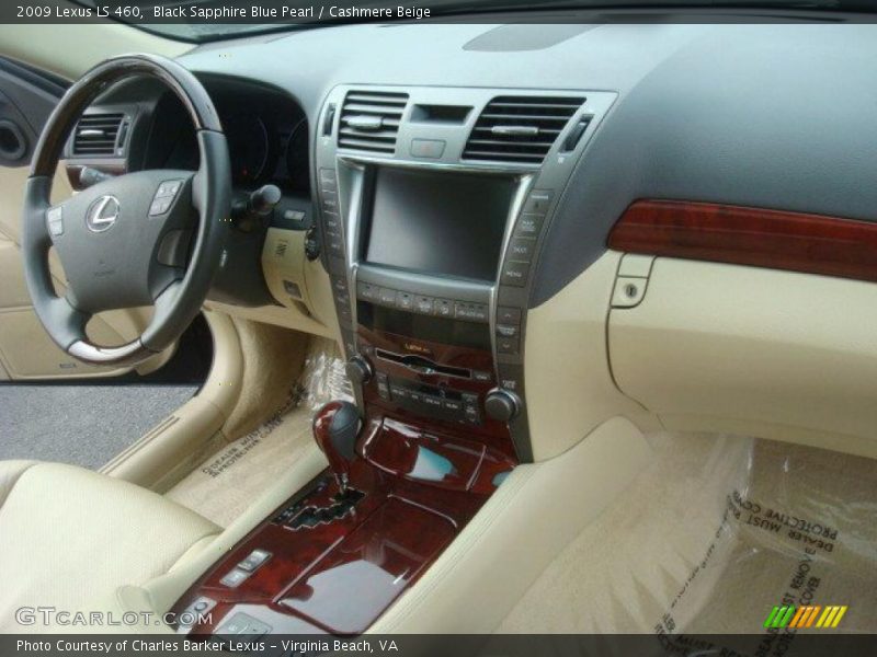 Black Sapphire Blue Pearl / Cashmere Beige 2009 Lexus LS 460