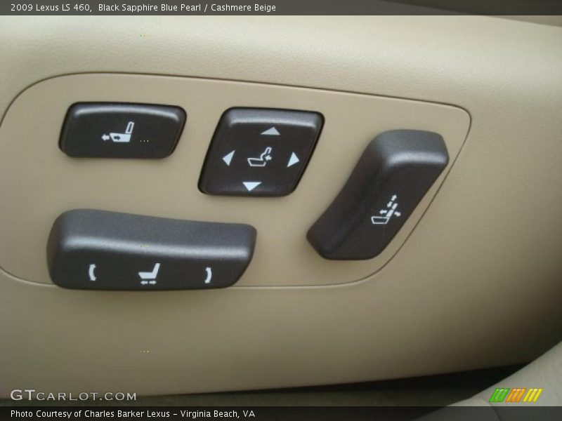 Black Sapphire Blue Pearl / Cashmere Beige 2009 Lexus LS 460