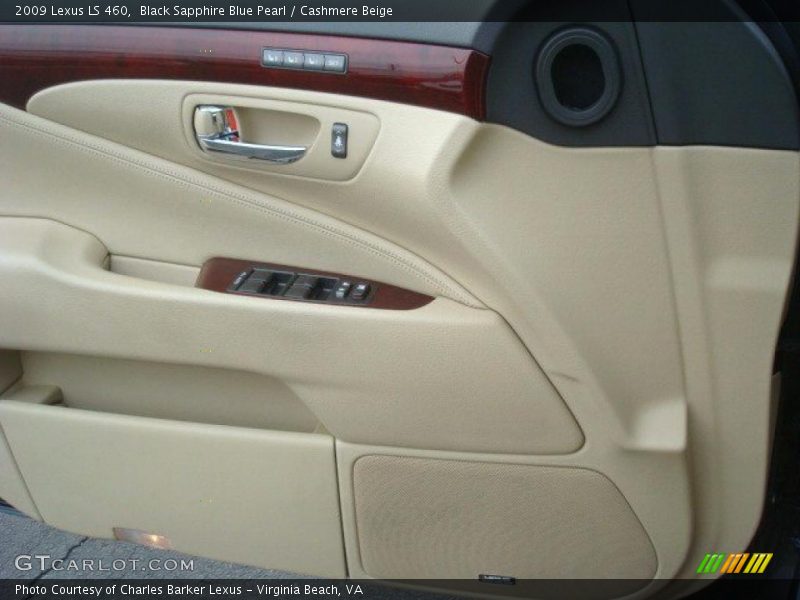 Black Sapphire Blue Pearl / Cashmere Beige 2009 Lexus LS 460
