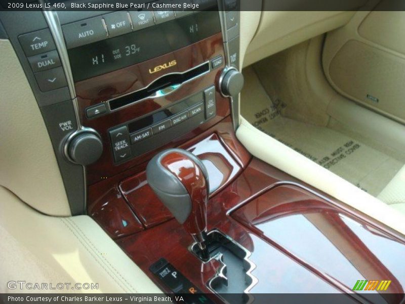 Black Sapphire Blue Pearl / Cashmere Beige 2009 Lexus LS 460