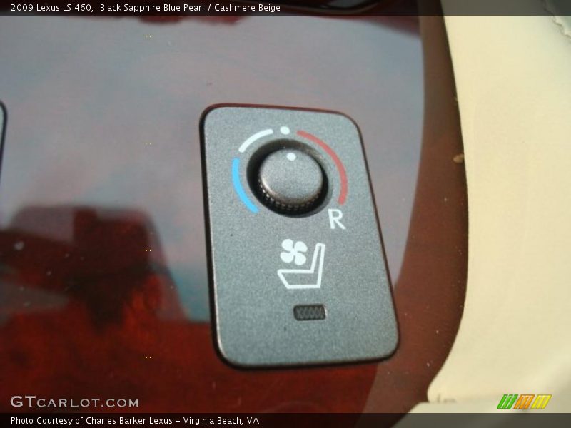 Black Sapphire Blue Pearl / Cashmere Beige 2009 Lexus LS 460