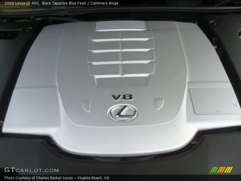 Black Sapphire Blue Pearl / Cashmere Beige 2009 Lexus LS 460
