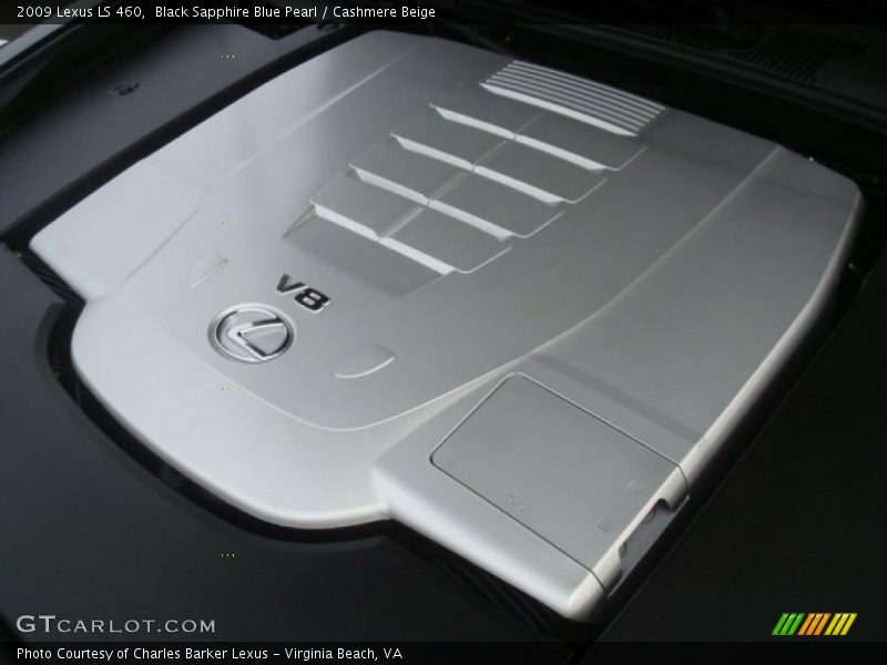 Black Sapphire Blue Pearl / Cashmere Beige 2009 Lexus LS 460