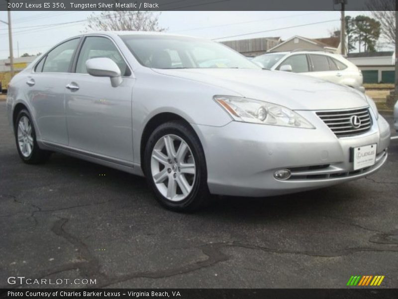 Tungsten Silver Metallic / Black 2007 Lexus ES 350