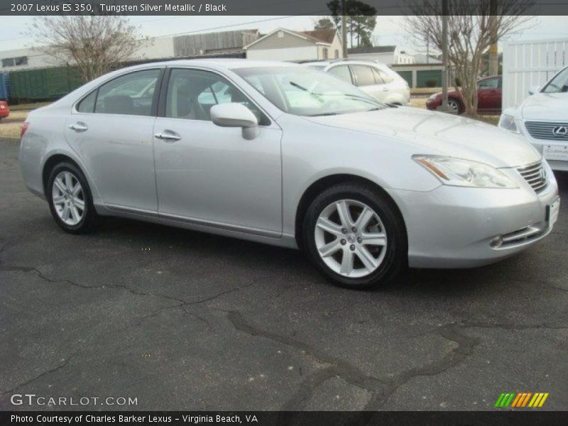 Tungsten Silver Metallic / Black 2007 Lexus ES 350