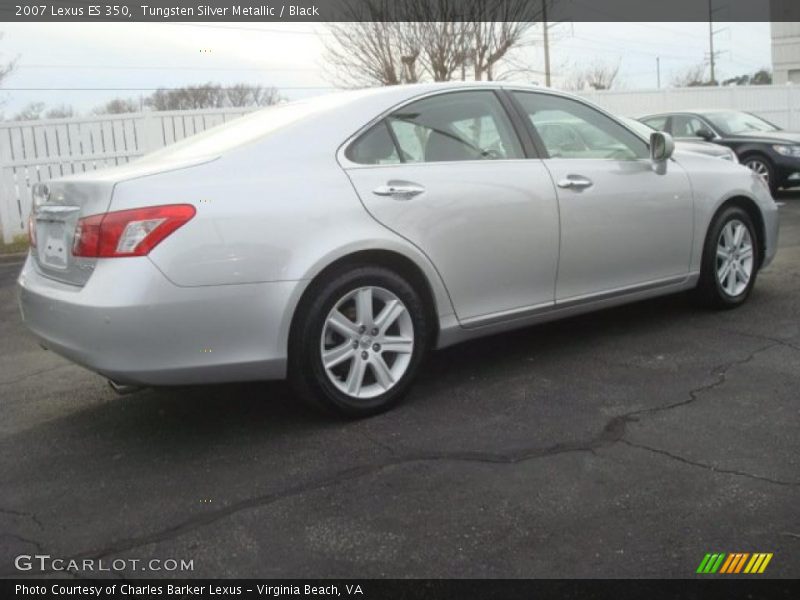 Tungsten Silver Metallic / Black 2007 Lexus ES 350