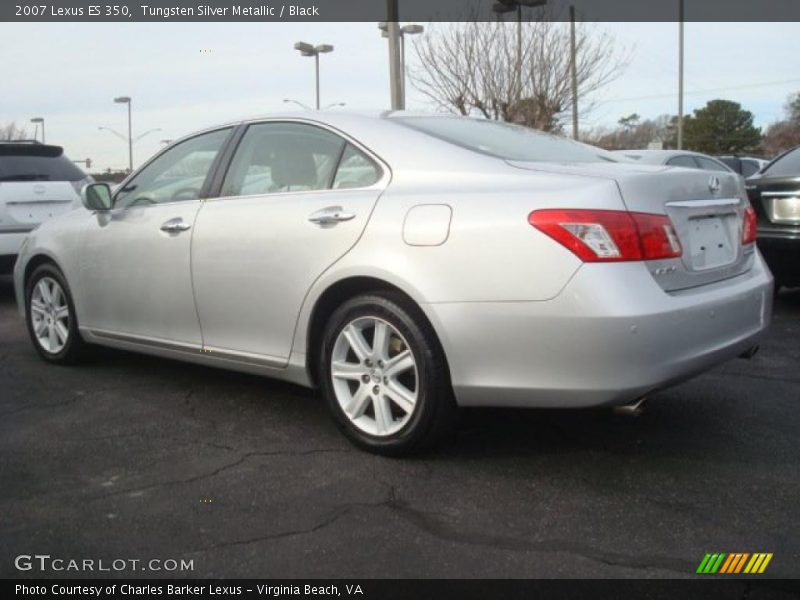 Tungsten Silver Metallic / Black 2007 Lexus ES 350