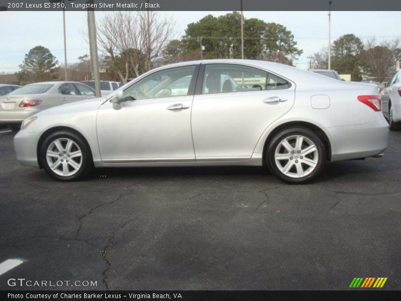 Tungsten Silver Metallic / Black 2007 Lexus ES 350