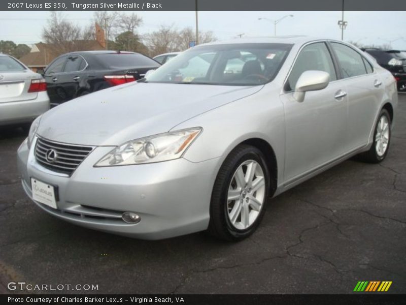 Tungsten Silver Metallic / Black 2007 Lexus ES 350