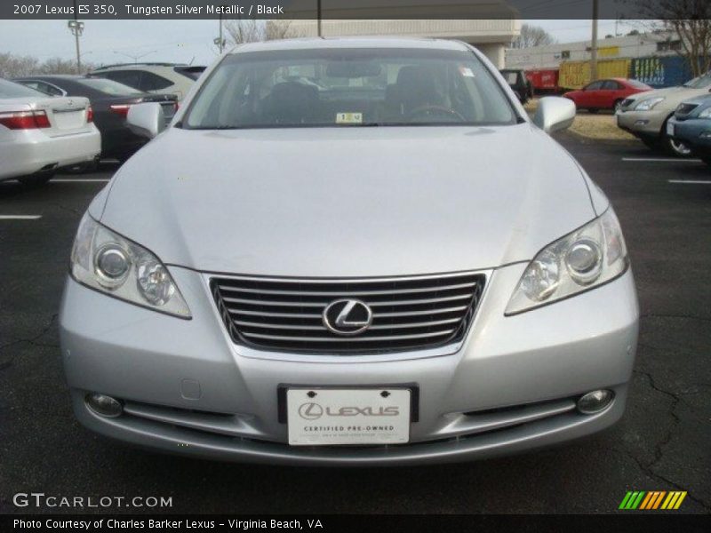 Tungsten Silver Metallic / Black 2007 Lexus ES 350