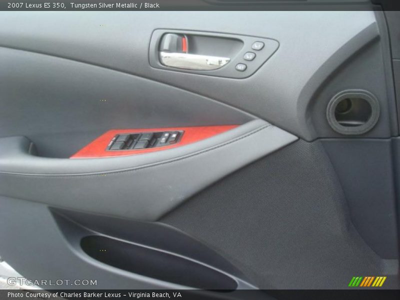 Tungsten Silver Metallic / Black 2007 Lexus ES 350