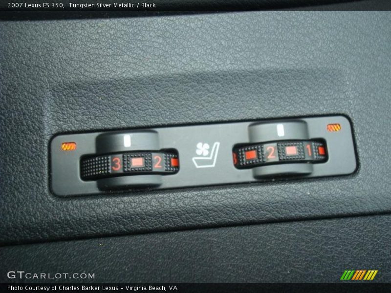 Tungsten Silver Metallic / Black 2007 Lexus ES 350