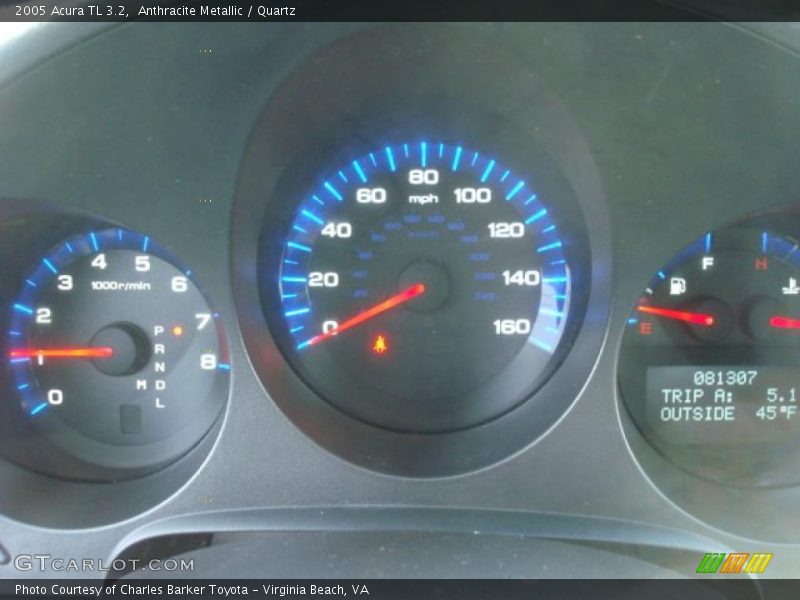Anthracite Metallic / Quartz 2005 Acura TL 3.2