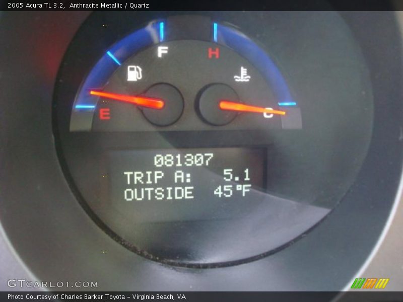 Anthracite Metallic / Quartz 2005 Acura TL 3.2