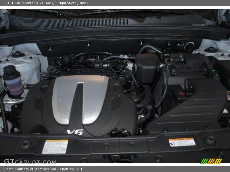  2011 Sorento SX V6 AWD Engine - 3.5 Liter DOHC 24-Valve Dual CVVT V6