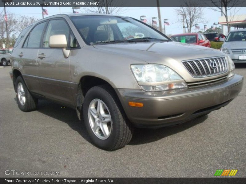 Burnished Gold Metallic / Ivory 2001 Lexus RX 300