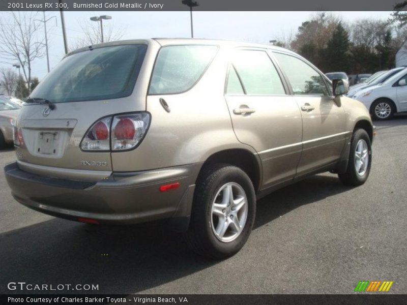 Burnished Gold Metallic / Ivory 2001 Lexus RX 300