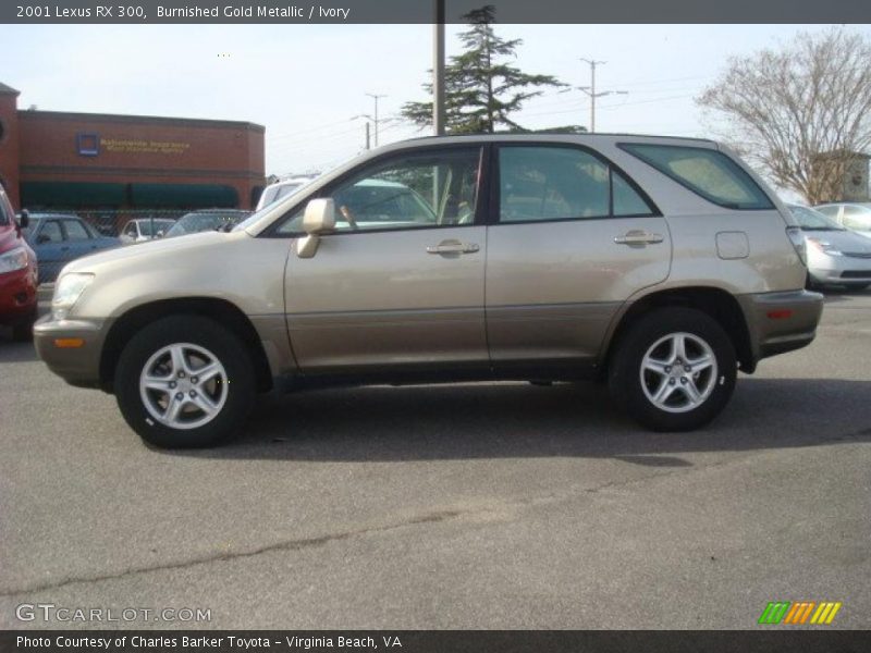 Burnished Gold Metallic / Ivory 2001 Lexus RX 300