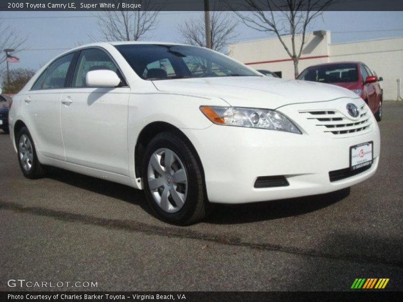 Super White / Bisque 2008 Toyota Camry LE