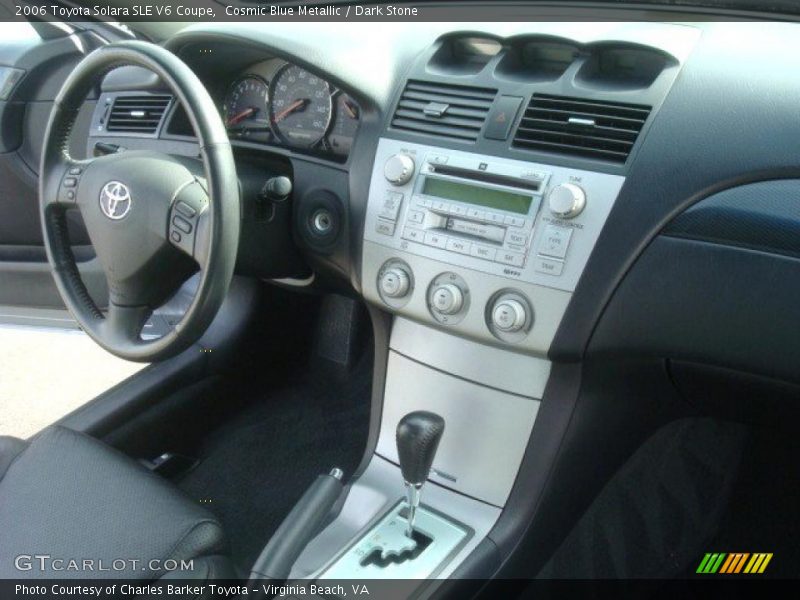 Cosmic Blue Metallic / Dark Stone 2006 Toyota Solara SLE V6 Coupe
