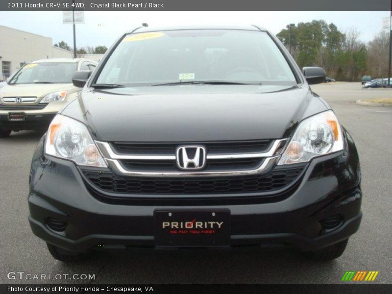 Crystal Black Pearl / Black 2011 Honda CR-V SE 4WD
