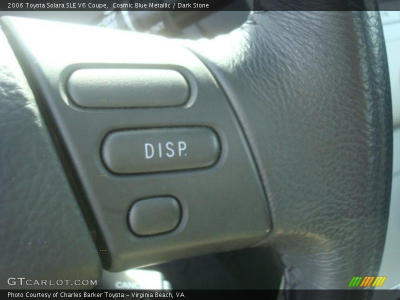Cosmic Blue Metallic / Dark Stone 2006 Toyota Solara SLE V6 Coupe